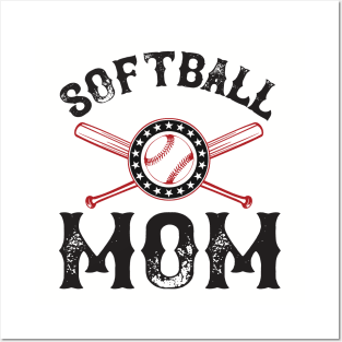 Softball Mother Posters and Art